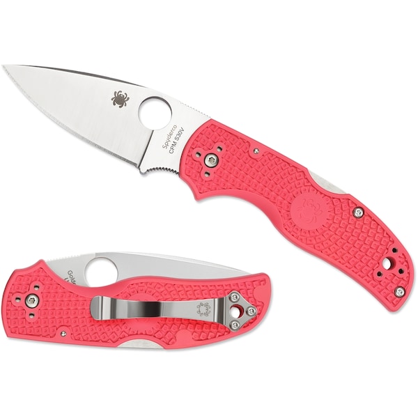 Spyderco 2024 Spyderco Native 5 Pink Heals Lightweight Pink Plain - SPY-C41PPN5