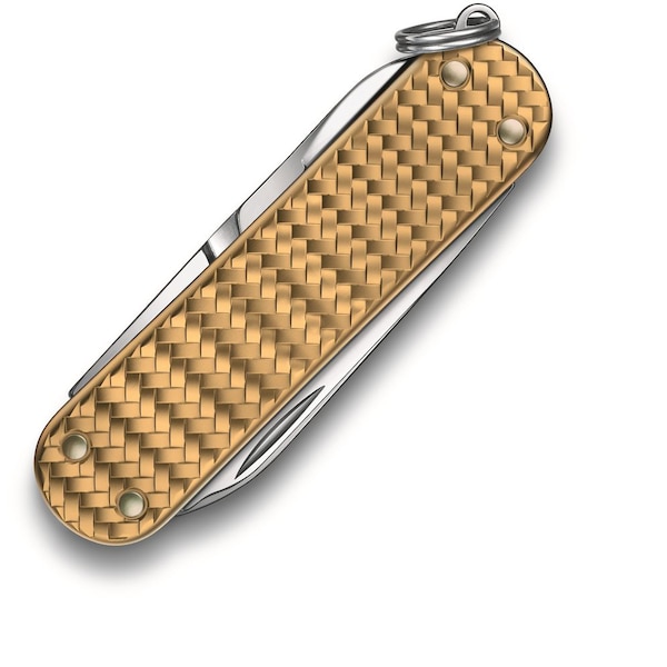 Swiss Army Brands 2024 Victorinox Classic Sd Precious Alox Brass Gold - VIC-0.6221.408G