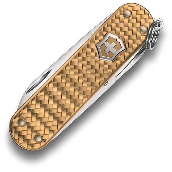 Swiss Army Brands 2024 Victorinox Classic Sd Precious Alox Brass Gold - VIC-0.6221.408G