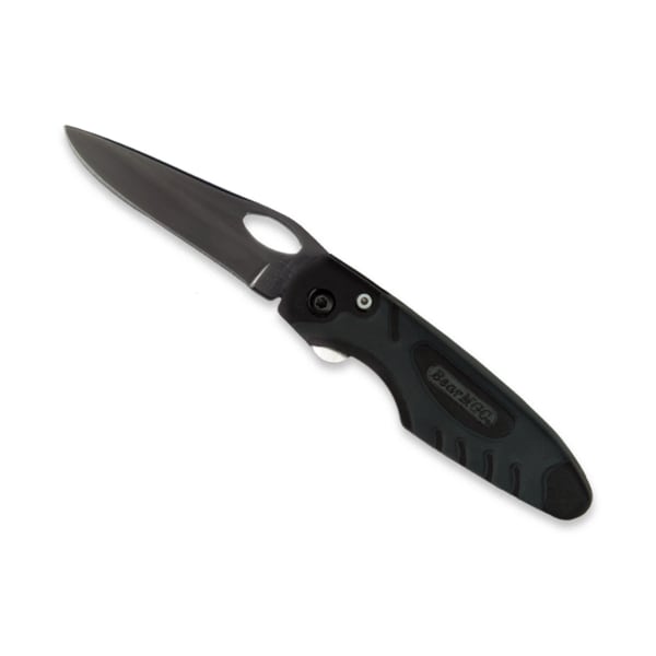 Bear & Sons Cutlery 2015 Bear 3 1/2' Black Zytel & Black Krayton Sideliner Ti W/Pocket Clip - BEA-7404T