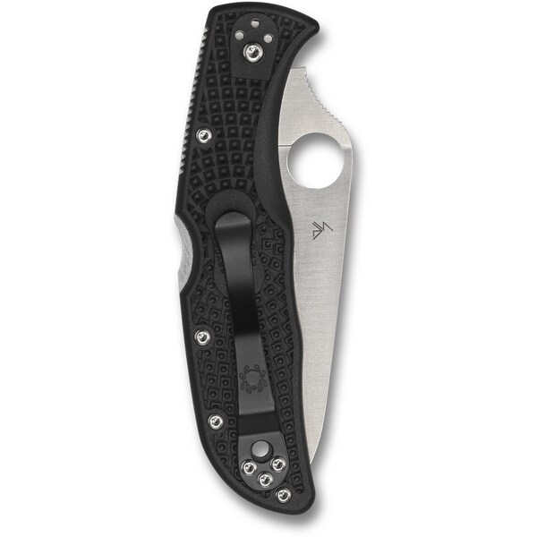 Spyderco 2023 Spyderco Reveal 8 Endela Wildland Firefighter Foundation, Lightweight Black, Flat Ground Combo - SPY-C243FPSBKRD