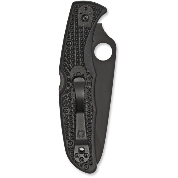 Spyderco 2024 Spyderco Endura 4 Lightweight Black Black Blade Combo - SPY-C10PSBBK