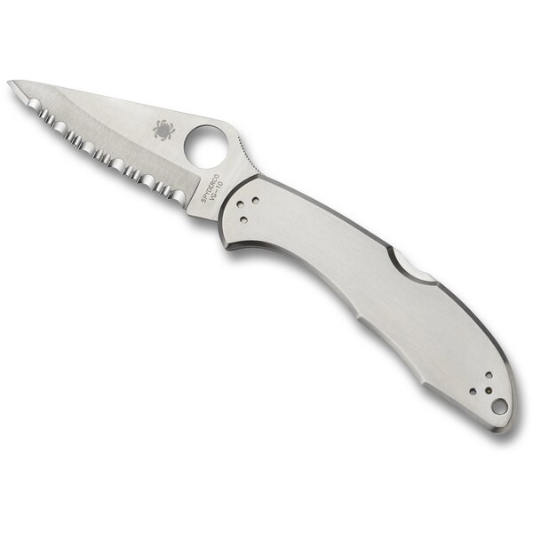 Spyderco 2024 Spyderco Delica 4 Stainless Serrated - SPY-C11S