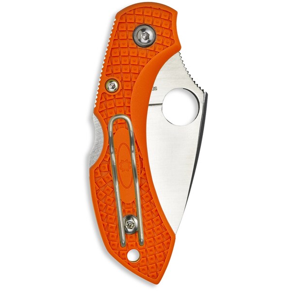 Spyderco 2024 Spyderco Dragonfly 2 Lightweight Orange Plain - SPY-C28POR2