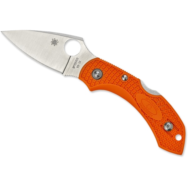 Spyderco 2024 Spyderco Dragonfly 2 Lightweight Orange Plain - SPY-C28POR2