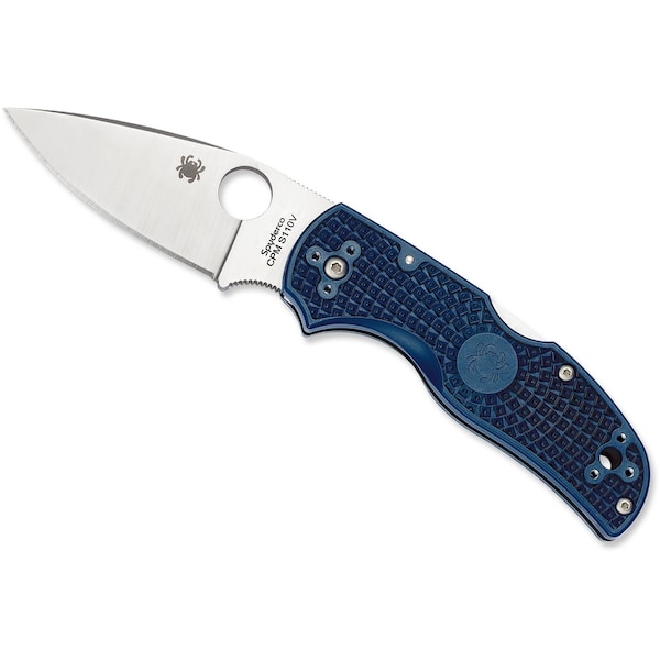 Spyderco 2024 Spyderco Native 5 Lightweight Dark Blue Cpm S110V Plain - SPY-C41PDBL5