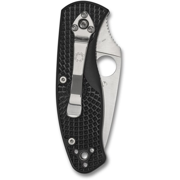 Spyderco 2023 Spyderco Reveal 9, Persistence Lightweight, Serrated Edge - SPY-C136SBK