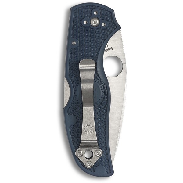 Spyderco 2024 Spyderco, Reveal V5, Native 5, Plain Edge, Blue Frn Handles - SPY-C41PCBL5