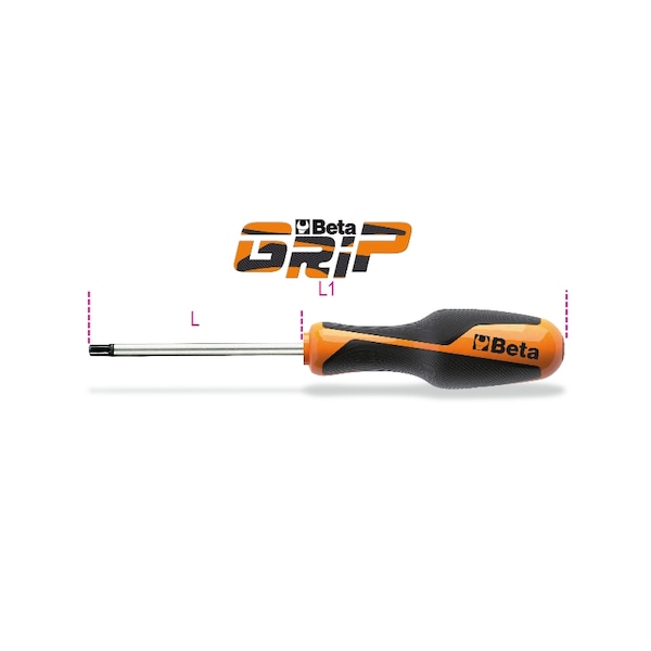 Beta 1265ES 1.5mm Hexagon Driver with Handle - 012650015