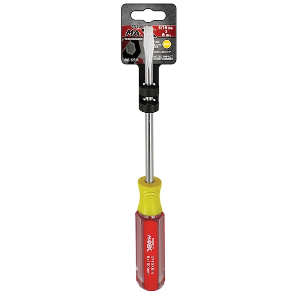 Mighty Maxx Screwdriver Slot 5/16in x 6in - 083-12515