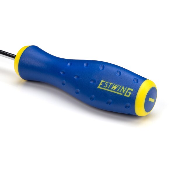 Estwing 3/16" x 6" Magnetic Slotted Tip Screwdriver with Ergonomic Handle - 42451-05