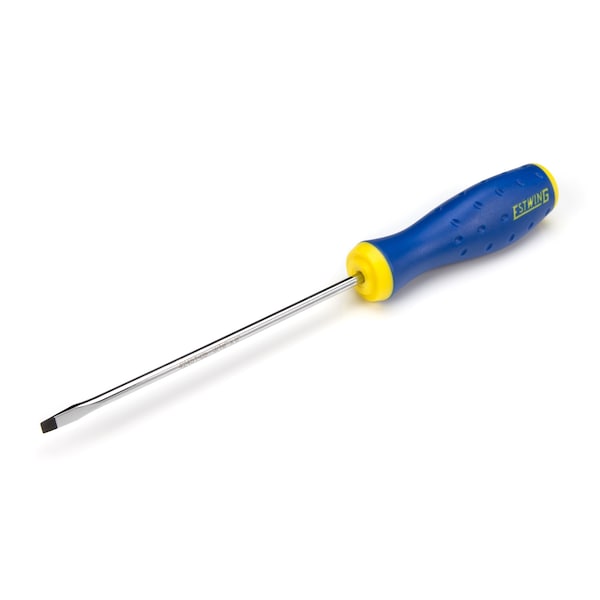Estwing 3/16" x 6" Magnetic Slotted Tip Screwdriver with Ergonomic Handle - 42451-05