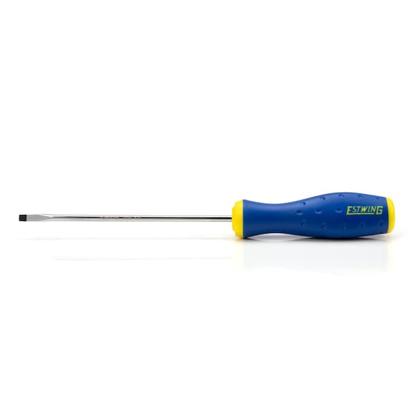 Estwing 3/16" x 6" Magnetic Slotted Tip Screwdriver with Ergonomic Handle - 42451-05