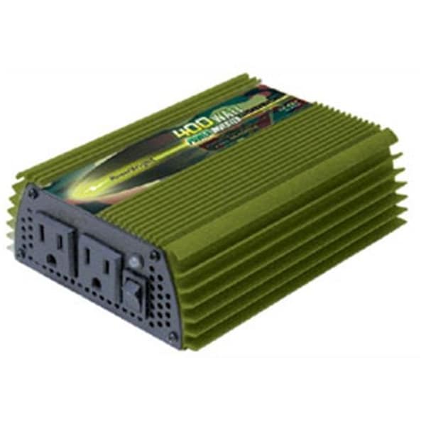 Power Bright Power Inverter, Modified Sine Wave, 800 W Peak, 400 W Continuous, 2 Outlets - ML400-24