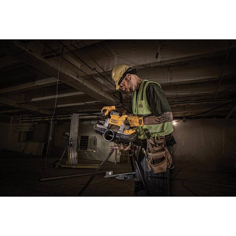 Sierra de cinta profunda inalámbrica sin escobillas DEWALT 20V MAX y (1) Batería de 20V 5.0AH - DCS374Bw5b