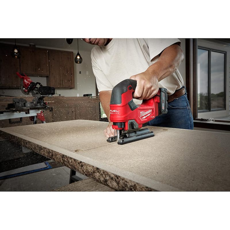 Paquete combo Milwaukee M18 FUEL 18V Lithium-Ion Brushless Cordless Jig Saw/Compact Router/3-1/4 in. Planer (3 herramientas) - 2737-20-2723-20-2623-20