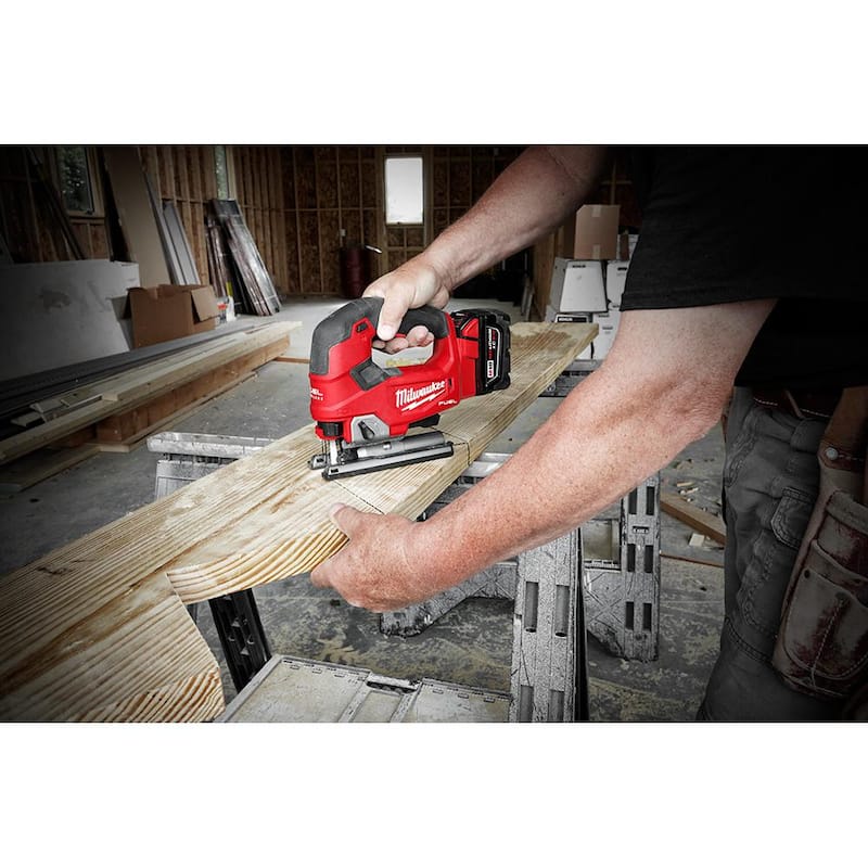 Paquete combo Milwaukee M18 FUEL 18V Lithium-Ion Brushless Cordless Jig Saw/Compact Router/3-1/4 in. Planer (3 herramientas) - 2737-20-2723-20-2623-20