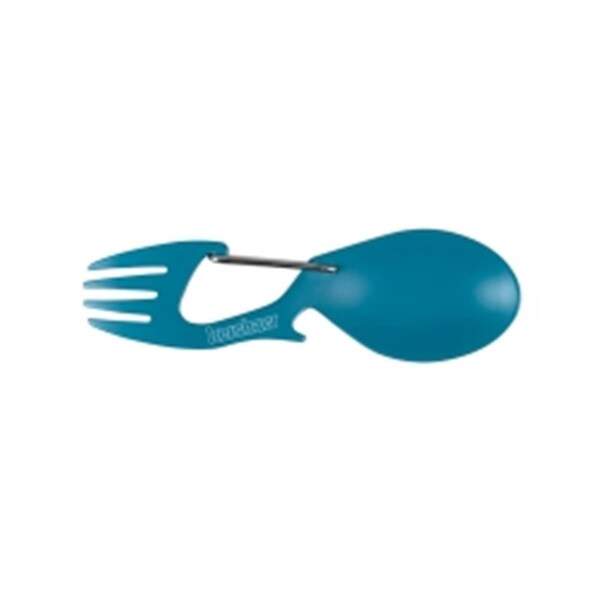 Tool Time Spoon, Fork, Bottle Opener & Carabiner, Teal - TO1796906