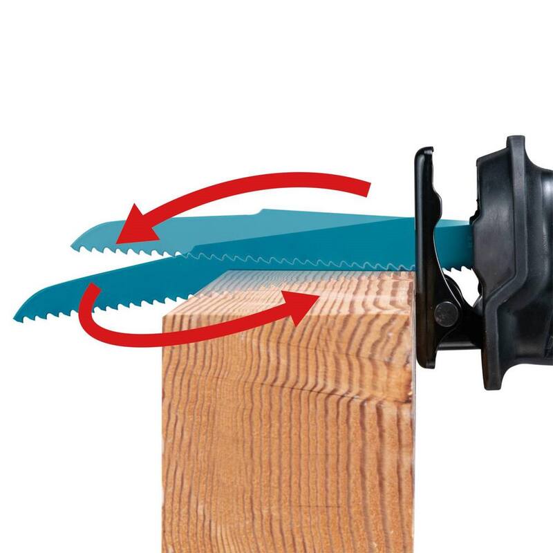 Sierra recíproca orbital inalámbrica sin escobillas AVT de Makita 40V max XGT (Herramienta solamente) - GRJ02Z