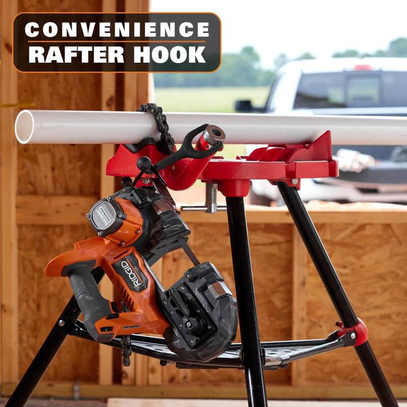 Sierra de banda inalámbrica sin escobillas y compacta de una mano RIDGID 18V (Herramienta solamente) - R87040B
