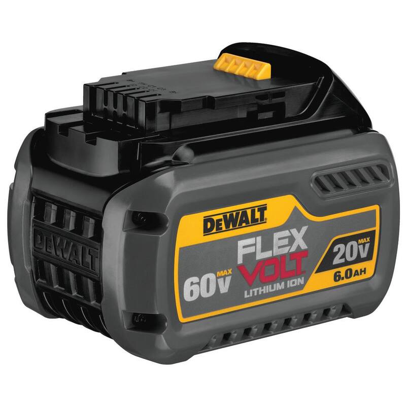Sierra circular inalámbrica sin escobillas DEWALT FLEXVOLT 60V MAX de 7-1/4 pulgadas estilo Wormdrive y (1) batería FLEXVOLT 6.0Ah - DCS577W606.