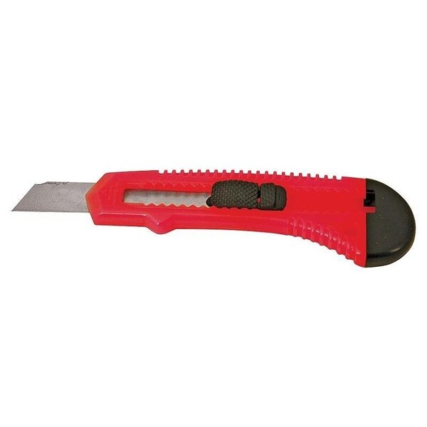 Vulcan Utility Knife, 4-1/2 in L Blade, Steel Blade, Plastic Handle, High-Impact Plastic Handle, 6-7/8 in OAL - JL-54306-D