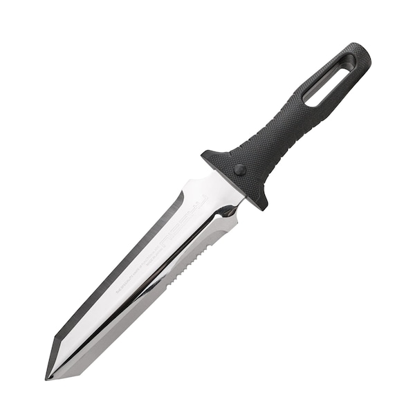 Nisaku Knife, Steel, Half Serrated, 7.5" Blade - NJP830