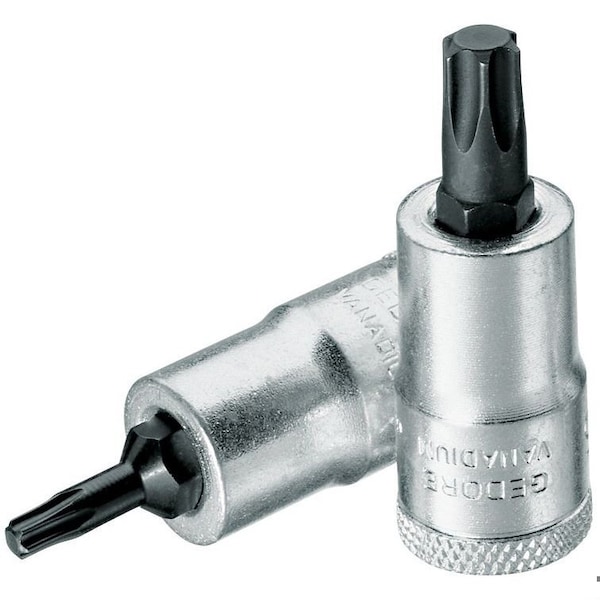 Gedore Screwdriver Bit Socket, 3/8", Torx T25, Overall Length: 49mm - ITX 30 T25