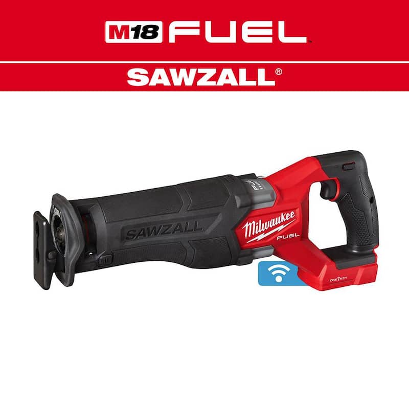 Milwaukee M18 FUEL ONE-KEY Sierra de sable inalámbrica reciprocante de 18V de iones de litio sin escobillas (Herramienta solamente) - 2822-20