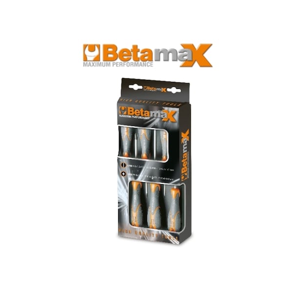 Beta 1293/D Set of 6 Slotted and Cross Head Screwdrivers - 012930401