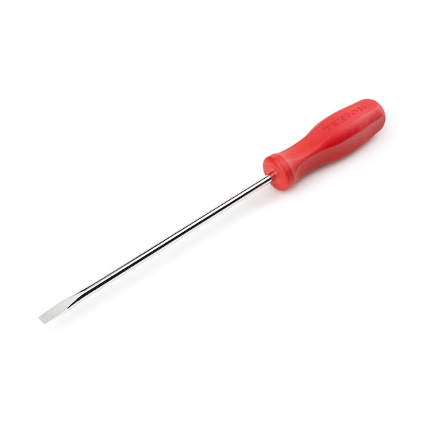 Tekton Long 1/4 Inch Slotted Hard Handle Screwdriver - DSS34250
