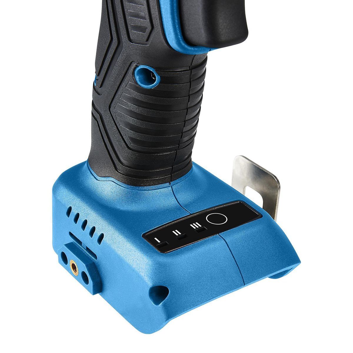 Hércules 20V Llave de Impacto Inalámbrica Brushless de 1/2 pulgadas Compacta de 3 Velocidades, Azul - Únicamente Herramienta - 57563