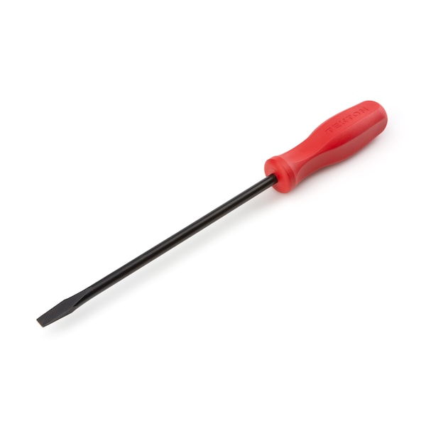 Tekton Long 5/16 Inch Slotted Hard Handle Screwdriver (Black Oxide Blade) - DSS14313