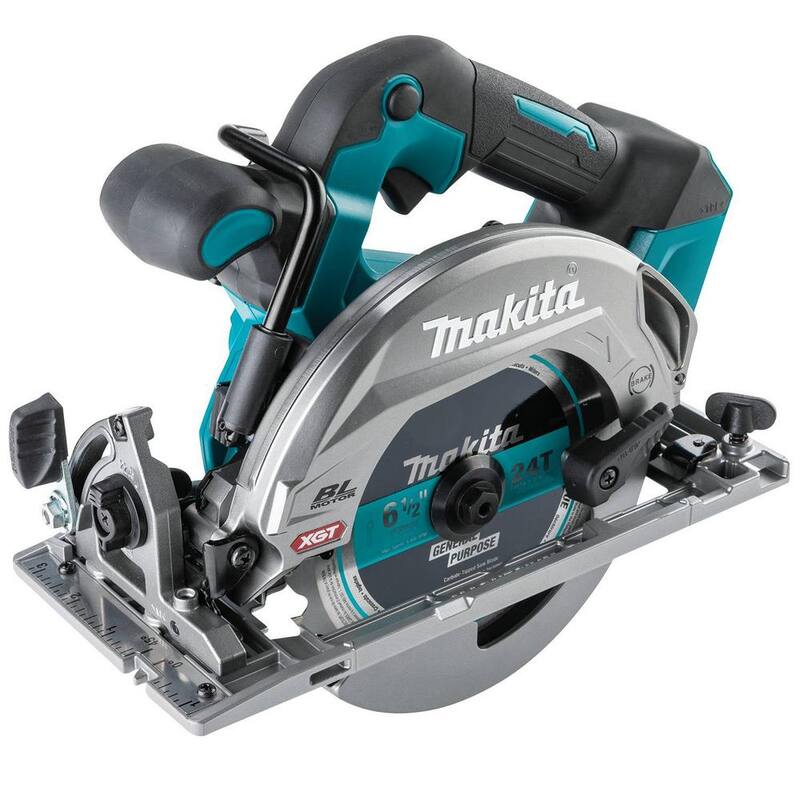 Sierra circular inalámbrica sin escobillas Makita 40V max XGT de 6-1/2 pulgadas, compatible con AWS, herramienta solamente - GSH05Z