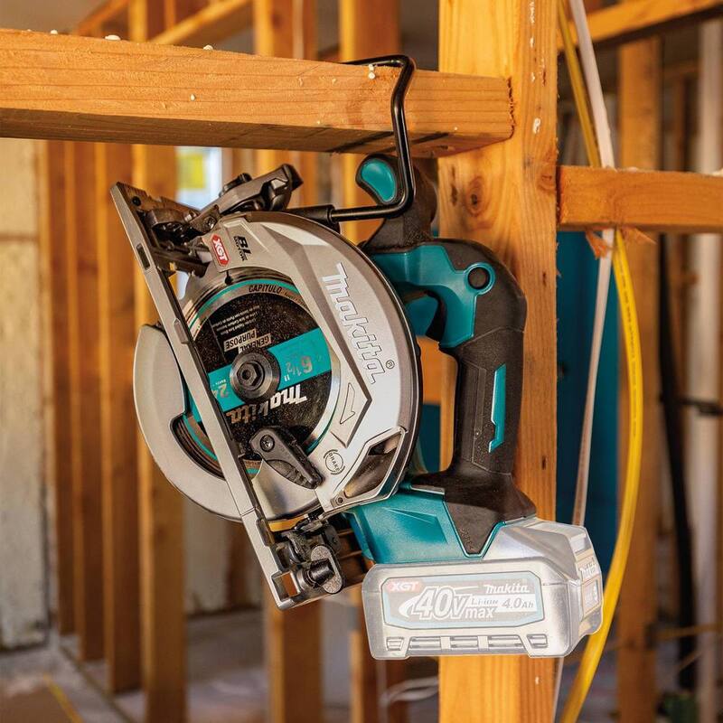 Sierra circular inalámbrica sin escobillas Makita 40V max XGT de 6-1/2 pulgadas, compatible con AWS, herramienta solamente - GSH05Z