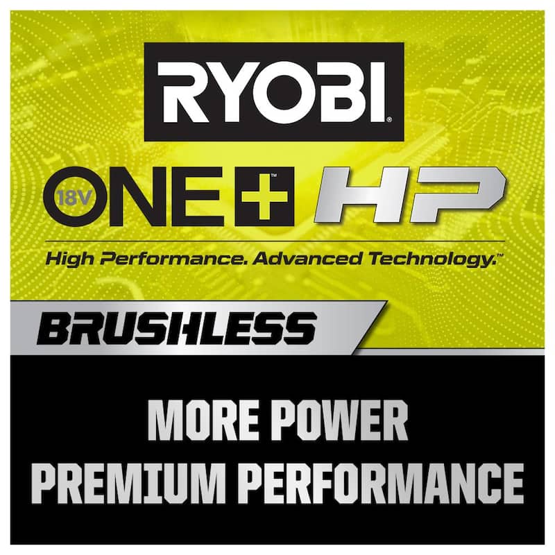 RYOBI ONE+ HP 18V Sierra circular inalámbrica sin escobillas de 7-1/4 in. Kit con batería de 4.0 Ah, cargador y (4 piezas) cuchillas de repuesto - PBLCS300K1-A067401