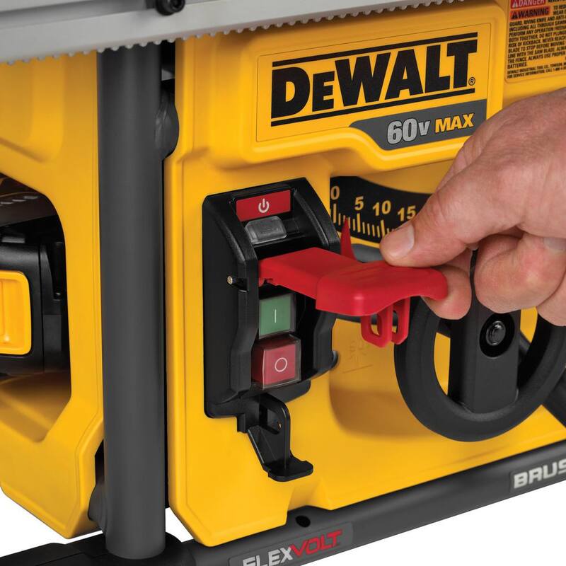Kit de sierra ingletadora deslizante inalámbrica DEWALT de 12 pulgadas y 60 voltios con batería de iones de litio y kit de sierra de 8-1/4 pulgadas con motor sin escobillas de 60 voltios y paquete de batería de 9.0Ah - DCS781X1WS7485B