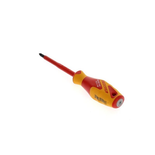 Gedore Insulated Screwdriver, Pozi 2"x8-1/3" Pozidriv(R) #2 - VDE 2160 PZ 2