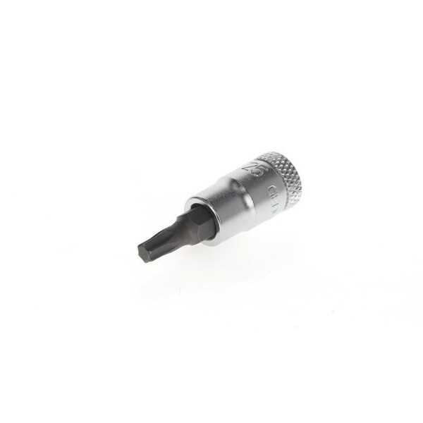 Gedore Screwdriver Bit Socket, 1/4", Torx T25, Finish: Chrome Plated, Gun-Metal - ITX 20 T25