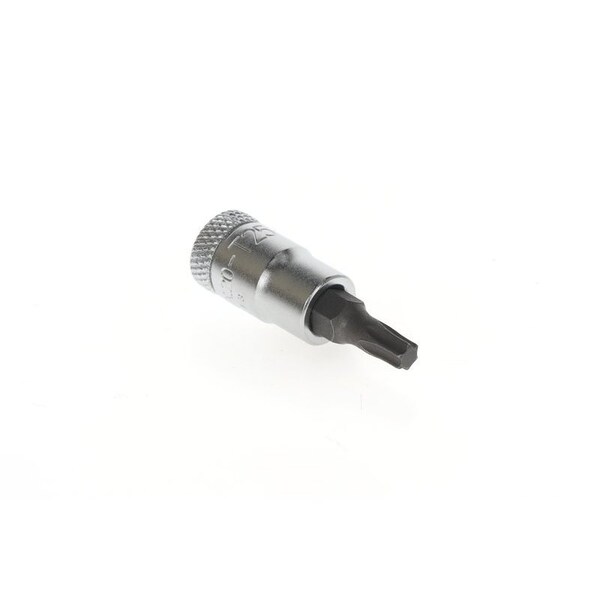 Gedore Screwdriver Bit Socket, 1/4", Torx T25, Finish: Chrome Plated, Gun-Metal - ITX 20 T25