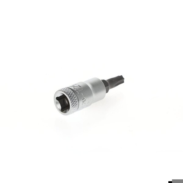 Gedore Screwdriver Bit Socket, 1/4", Torx T25, Finish: Chrome Plated, Gun-Metal - ITX 20 T25
