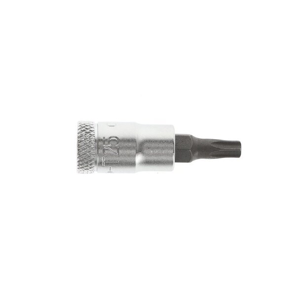 Gedore Screwdriver Bit Socket, 1/4", Torx T25, Finish: Chrome Plated, Gun-Metal - ITX 20 T25