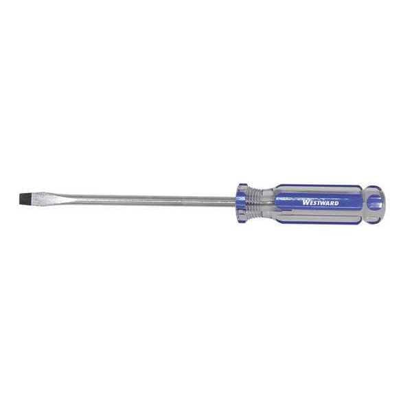 Westward General Purpose Slotted Screwdriver 1/4 in Round - 401L97