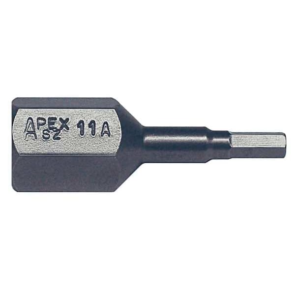 Apex Tool Group Torsion Bit, SAE, 7/16", Hex, 5/32", 7/8" - SZ-11-A