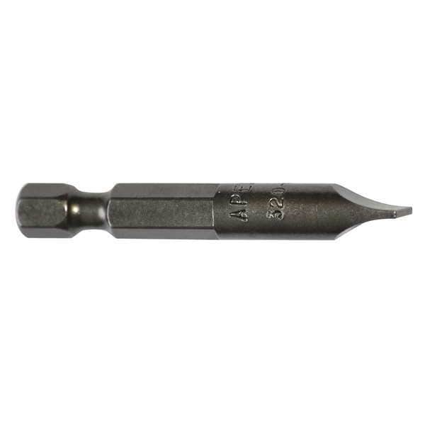 Apex Tool Group Power Bit, SAE, 1/4", Hex Power Drive, PK5 - 320-4X-5PK