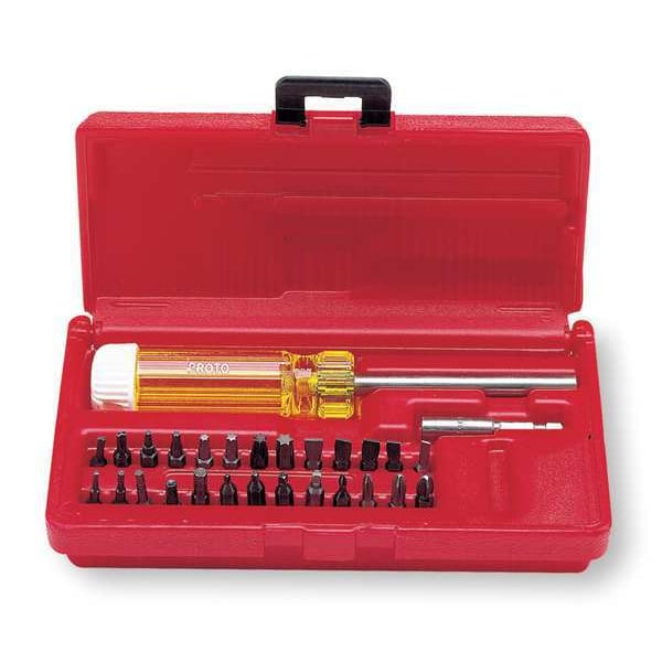 Proto Clutch, Phillips, Robertson Square Recess, Slotted, Socket Heads, Torx(R) Bit 8 in - J61929