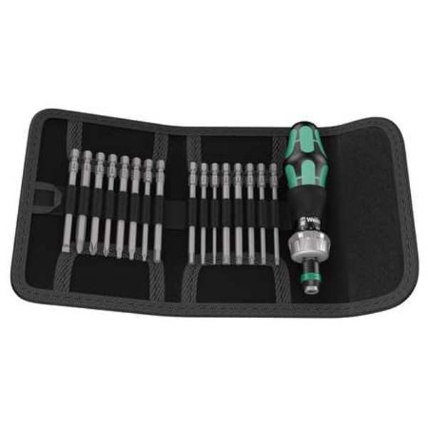 Wera Hex Plus, Phillips, Robertson Square Recess, Slotted, Tamper Resistant Torx(R) Bit 5 1/2 in - 05051041001