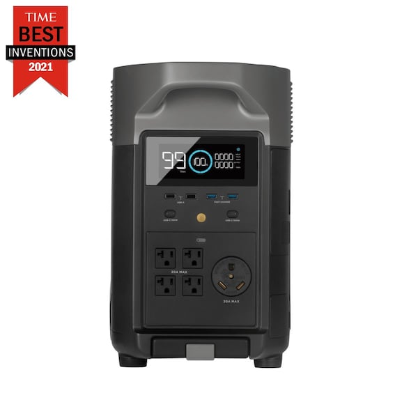 Ecoflow Portable Generator, 3,600 W Rated, 7,200 W Surge - DELTAPro-DELTAProEB-400W2-US