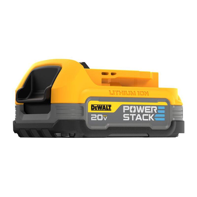 Sierra de vaivén inalámbrica sin escobillas DEWALT 20V MAX y kit de inicio de batería compacta 20V MAX POWERSTACK - DCS382BWP034C