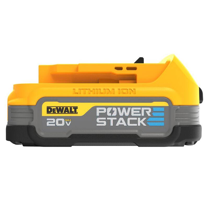 Sierra de vaivén inalámbrica sin escobillas DEWALT 20V MAX y kit de inicio de batería compacta 20V MAX POWERSTACK - DCS382BWP034C